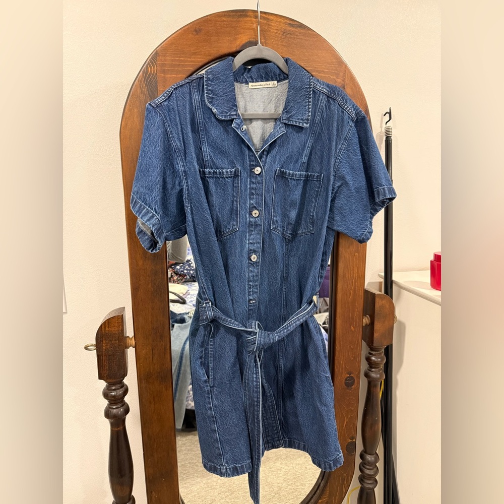 Abercrombie Denim Tie Dress